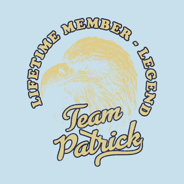 Disover Patrick Name - Lifetime Member Legend - Eagle - Patrick - T-Shirt