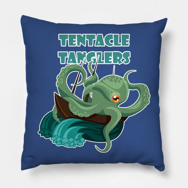 Tentacle Tanglers Pillow by mrs54528