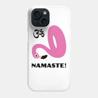 Namaste! - Pink Pool Flamingo Pop Art Phone Case