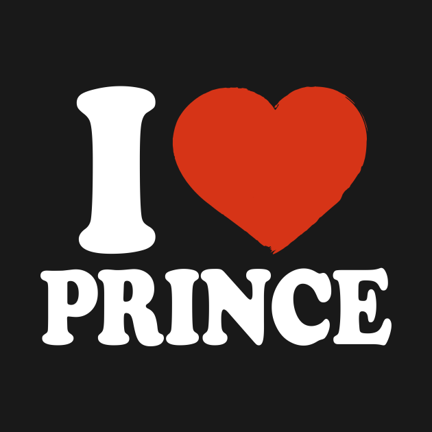 I Love Prince Prince TShirt TeePublic