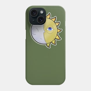 Shining Sun and Moon Phone Case