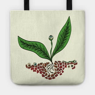 "the plant that sees" Tote