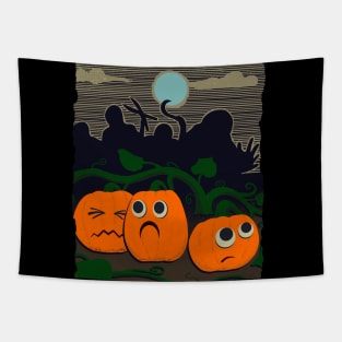 Pumpkin patch massacre - Halloween all the time Tapestry