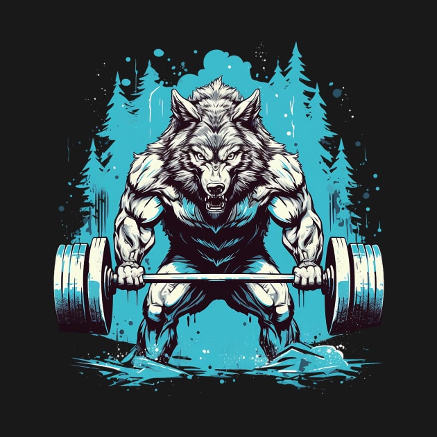 wolf lifting by Ninja banana