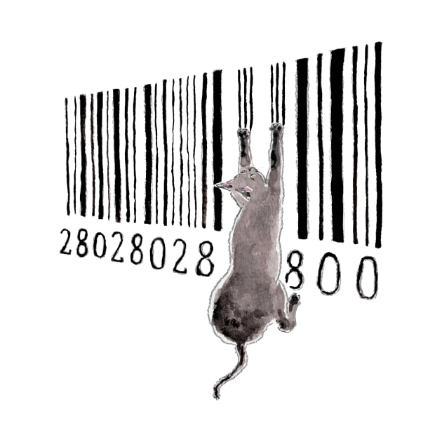 Barcode Cat by TOCOROCOMUGI