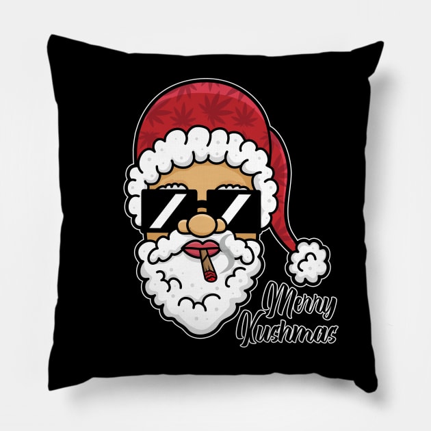 Merry Kushmas Pillow by MightyShroom