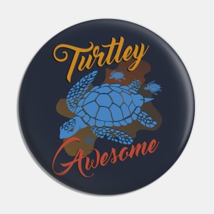 Turtley Awesome | Coral Reef Pin