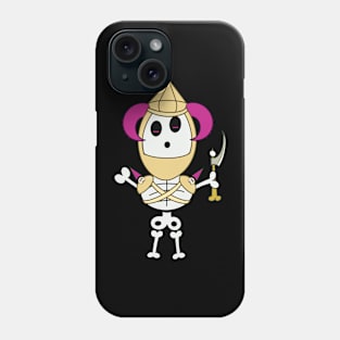 Cute skeletons doodle style Phone Case