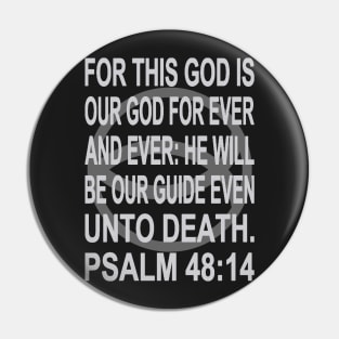 Black Ichthys – Psalm 48:14 Pin