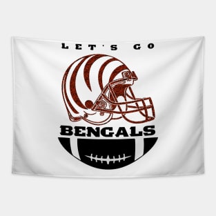 Let's Go Bengals Tapestry