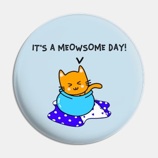 It's A Meowsome Day Pin