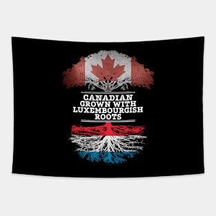 Canadian Grown With Luxembourgish Roots - Gift for Luxembourgish With Roots From Luxembourg Tapestry