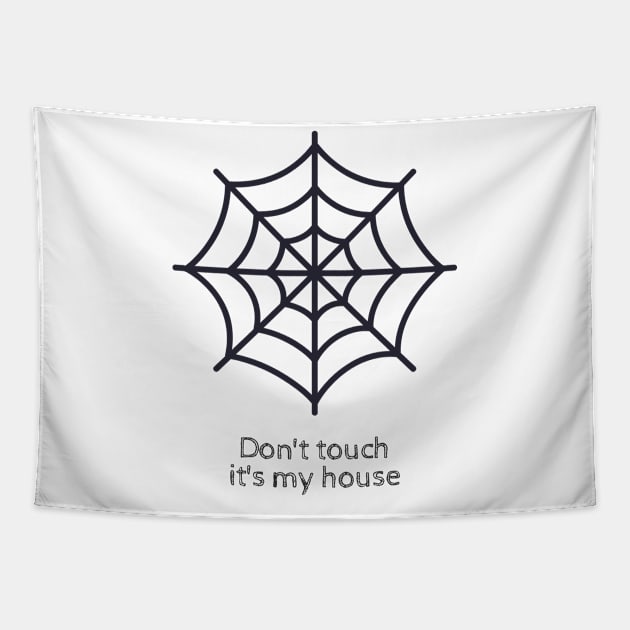 don't touch, spider Tapestry by GloriaArts⭐⭐⭐⭐⭐