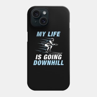 Downhill Skiing Phone Case