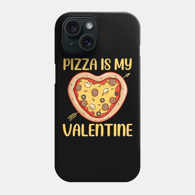 Pizza Is My Valentine Funny Valentines Day Gifts Boys Kids Phone Case by DragonTees