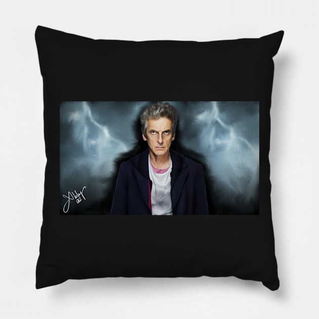 12th Doctor Pillow by Xbalanque