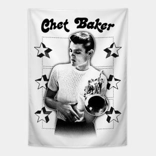 Chet Baker / Jazz Music Fan Design Tapestry