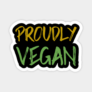 Proudly Vegan Magnet