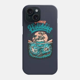 skeleton summer Phone Case