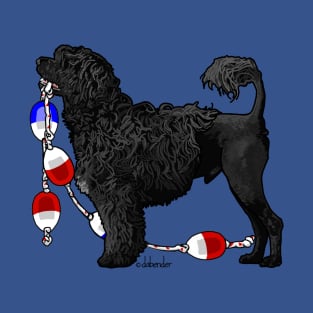 Portuguese Water Dog Lion with Float Line T-Shirt