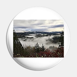 Valley Fog in Sandy Oregon Pin