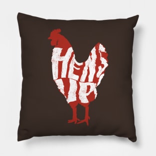 Hens Up Pillow