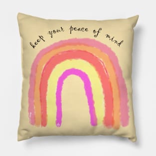 Rainbow for peace of mind Pillow