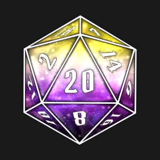 Pride D20 - Nonbinary T-Shirt