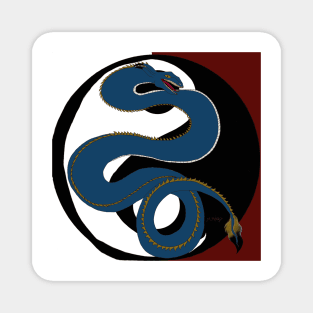 Yin Yang Dragon Magnet