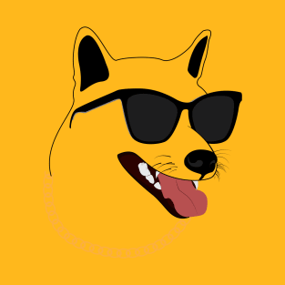 dog with sunglass T-Shirt