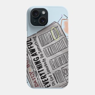 aw, newspaper (variant) Phone Case