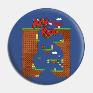 Alex Kidd In Miracle World Pin