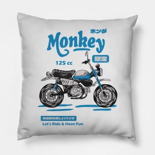 Honda Monkey - Blue Pillow