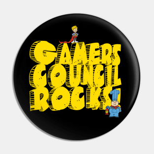 Gamers Council Rocks Pin