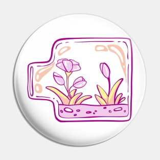 Pangender Potion Terrarium Hidden colors Pin