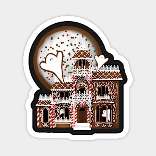 Gothic Gingerbread House Magnet