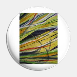 Abstract Grass 1 Original Pin