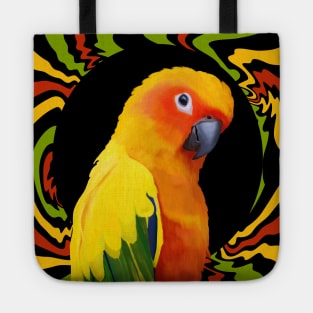 Vibrant Sun Conure Tote