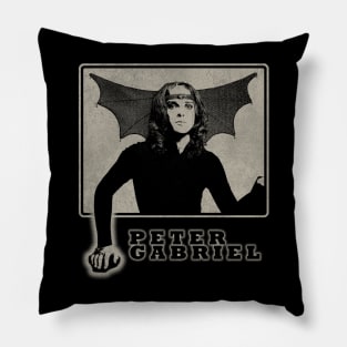 peter gabriel - black white design T-Shirt Pillow