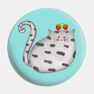 Cute fat cat Pin