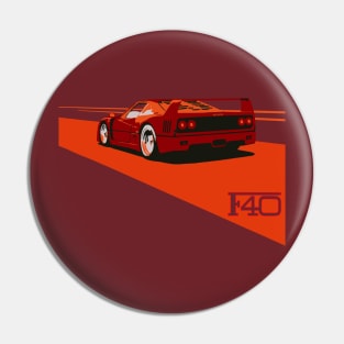 f40 scuderia Pin