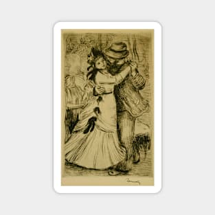 Dance in the Country by Pierre Renoir Magnet