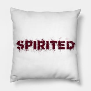 Spirited (Splatter) | Motivation Pillow