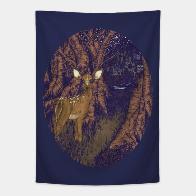 I Have Far to Run Tapestry by ECMazur