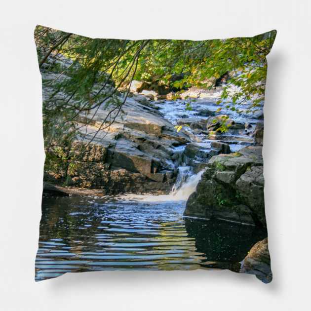 Stream Pillow by Rob Johnson Photography