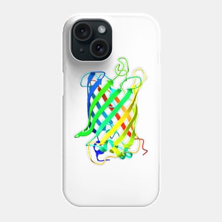 Colourful GFP Green Fluorescent Protein Phone Case