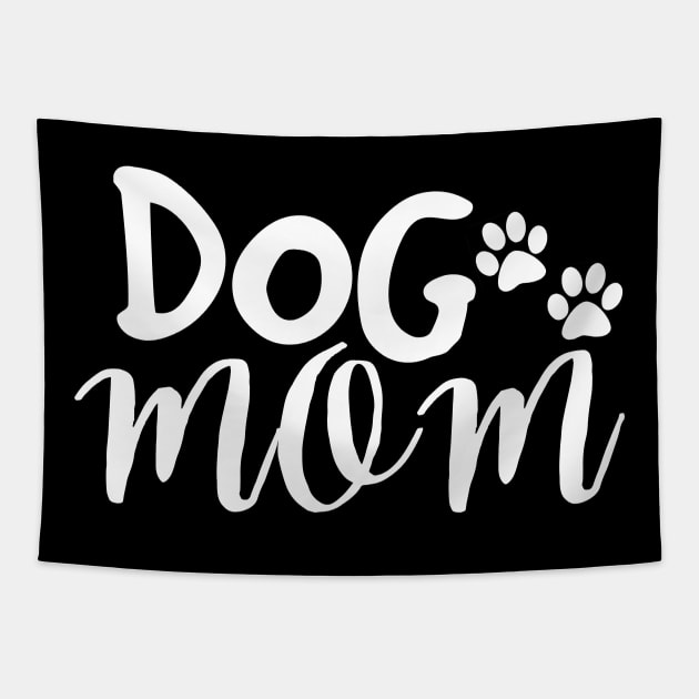 dog mom Tapestry by misoukill