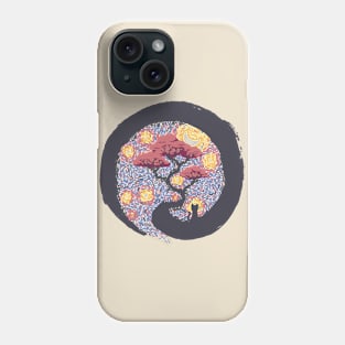 Sumie Starry Night Cat by Tobe Fonseca Phone Case