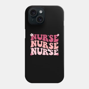 Groovy Nurse Shirt Women for Future Nurse, Nursing School, and Appreciation Nursing Phone Case