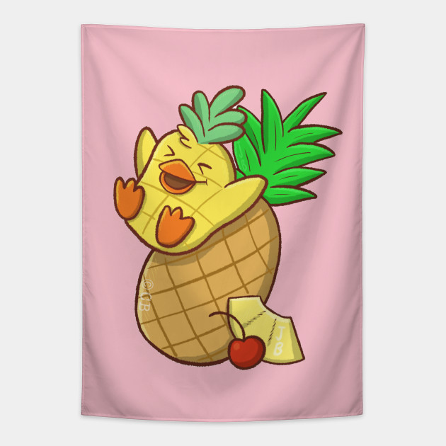 Georgie And A Pineapple Moriah Elizabeth Tapestry Teepublic Au Shop moriah elizabeth stickers created by independent artists from around the globe. teepublic